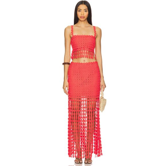 SAYLOR Elie Dress in Poppy - Picture 4 of 13